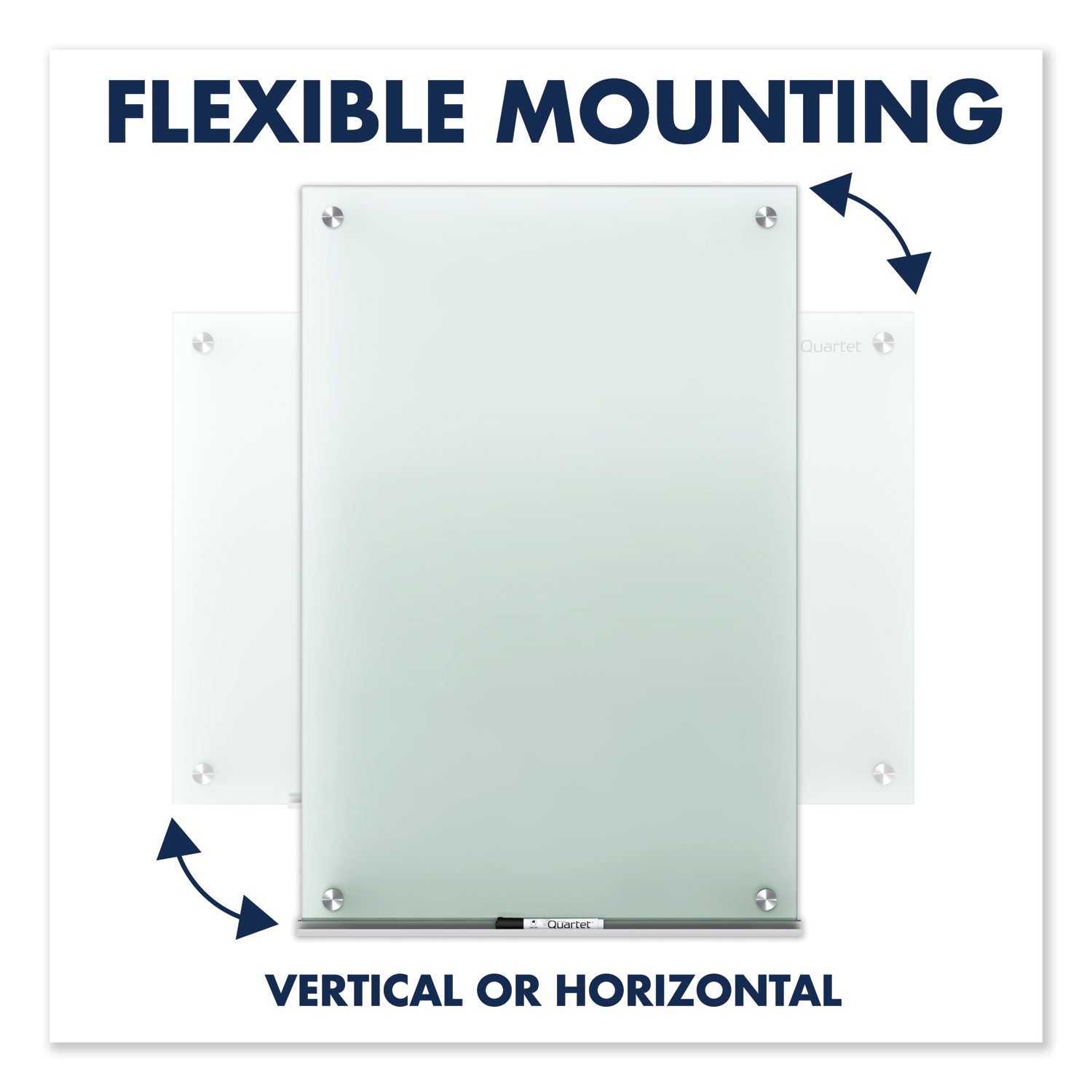 Infinity Glass Marker Board, 36 x 24, Frosted Surface