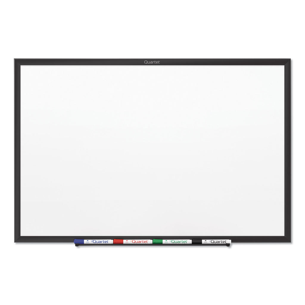 Classic Series Nano-Clean Dry Erase Board, 48 x 36, White Surface, Black Aluminum Frame - 