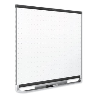Quartet Prestige 2 Total Erase Magnetic Whiteboard - 48" (4 ft) Width x 36" (3 ft) Height - White Surface - Black Aluminum Frame - Horizontal - Magnetic - 1 Each - 4