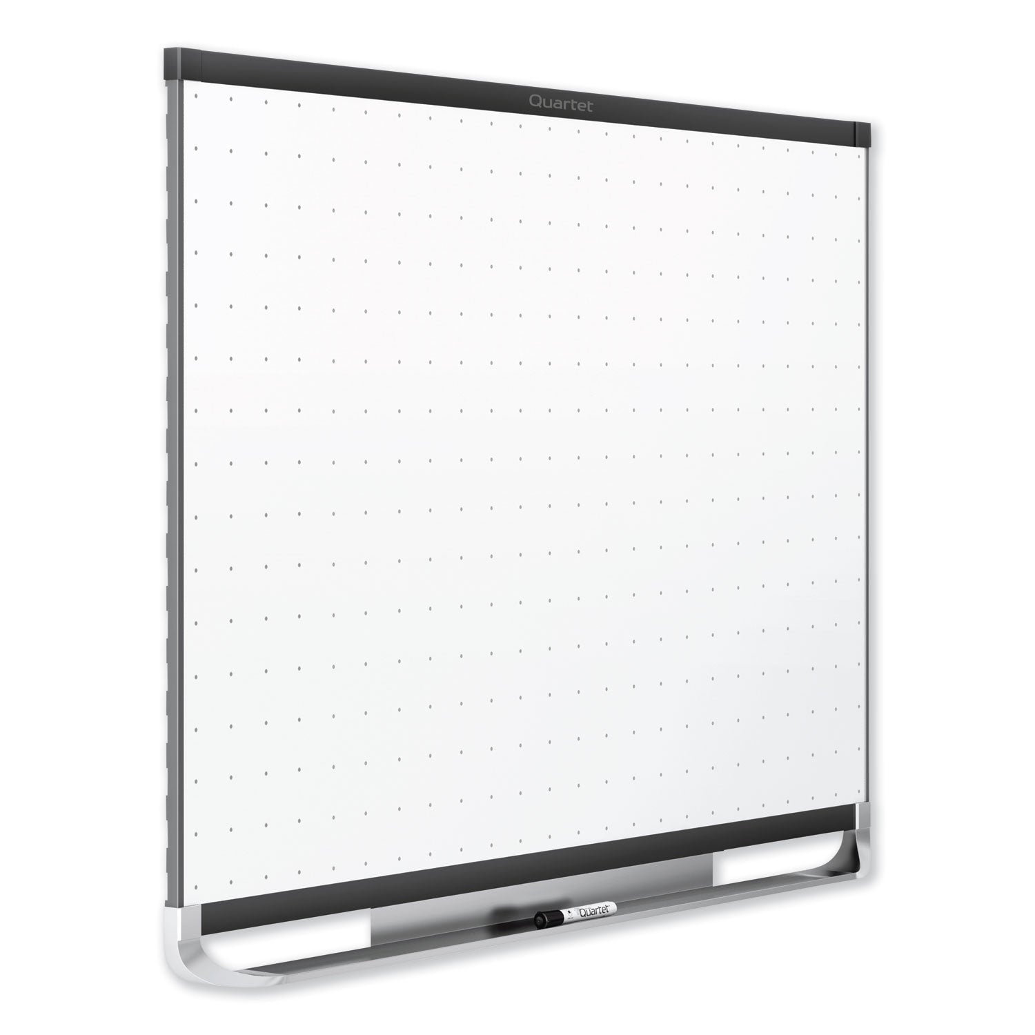 Quartet Prestige 2 Total Erase Magnetic Whiteboard - 48" (4 ft) Width x 36" (3 ft) Height - White Surface - Black Aluminum Frame - Horizontal - Magnetic - 1 Each - 4