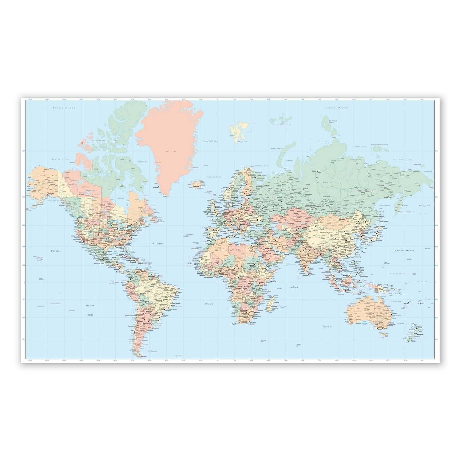 laminated-wall-maps-world-dry-erase-50-x-32_avt97644 - 1