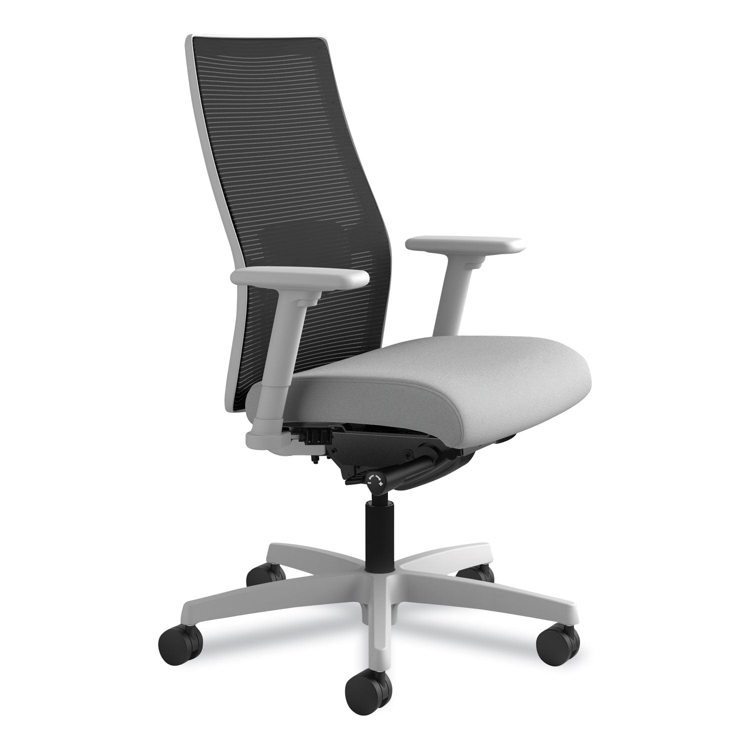 ignition-20-4-way-stretch-mid-back-mesh-task-chair-adjustable-lumbar-support-frost-seat-black-back-titanium-base_honi2m2amc22aik - 2