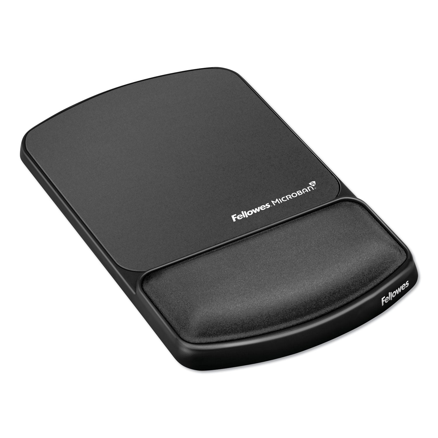 Mouse Pad with Wrist Support with Microban Protection, 6.75 x 10.12, Graphite - 