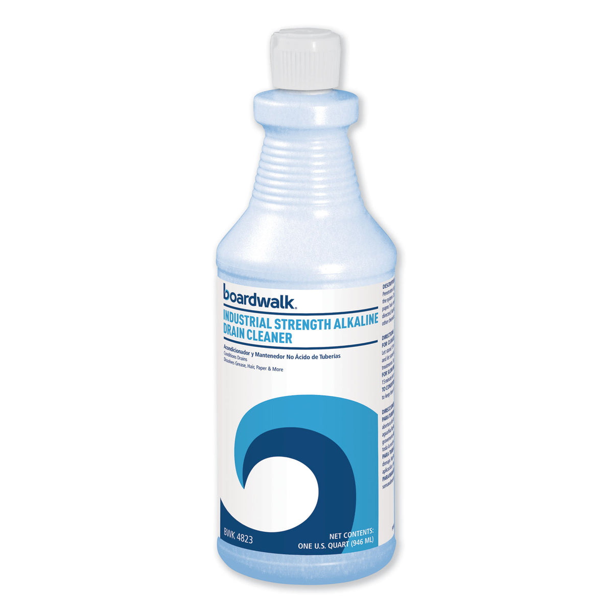 Industrial Strength Alkaline Drain Cleaner, 32 oz Bottle, 12/Carton