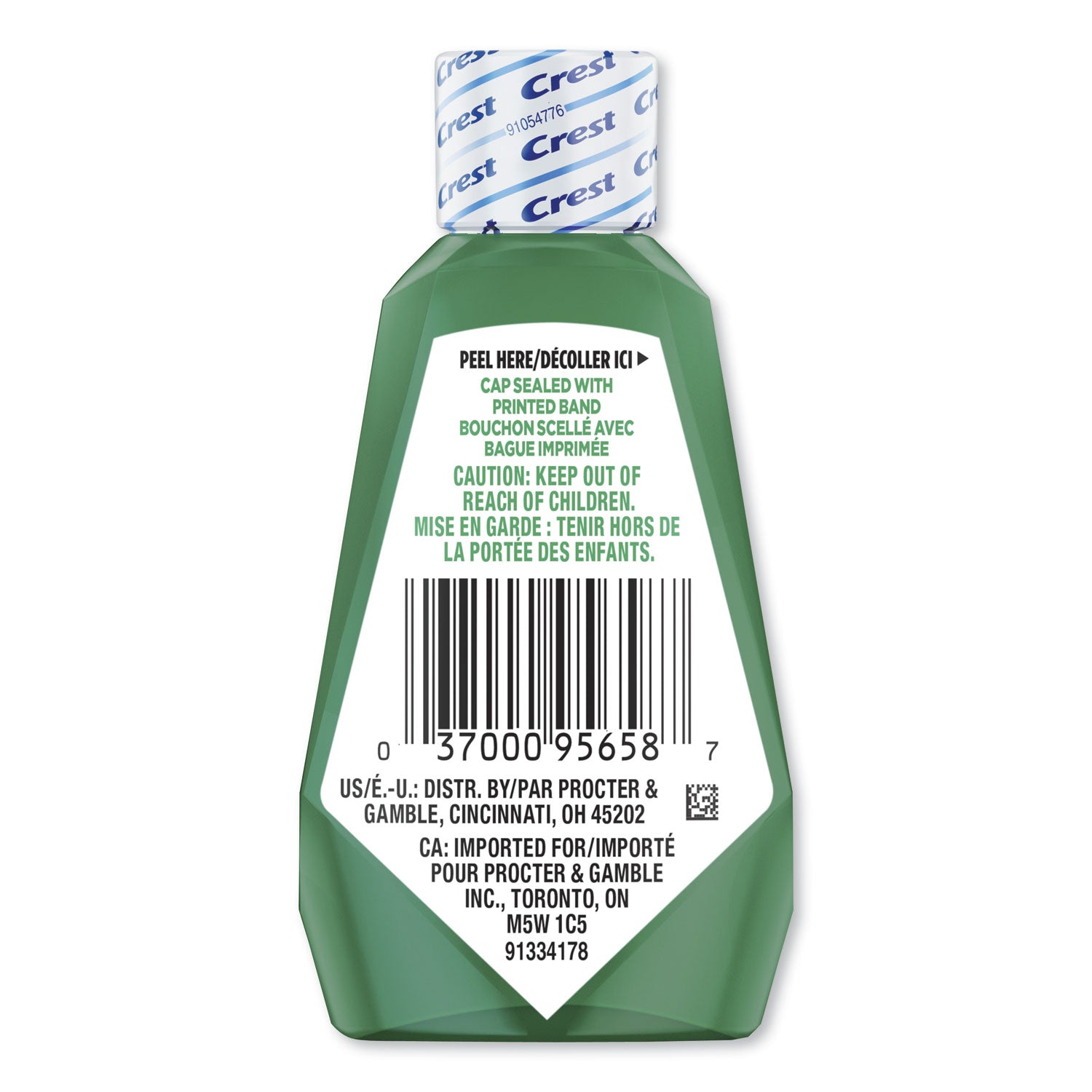 '+ Scope Rinse, Classic Mint, 36 mL Bottle, 180/Carton