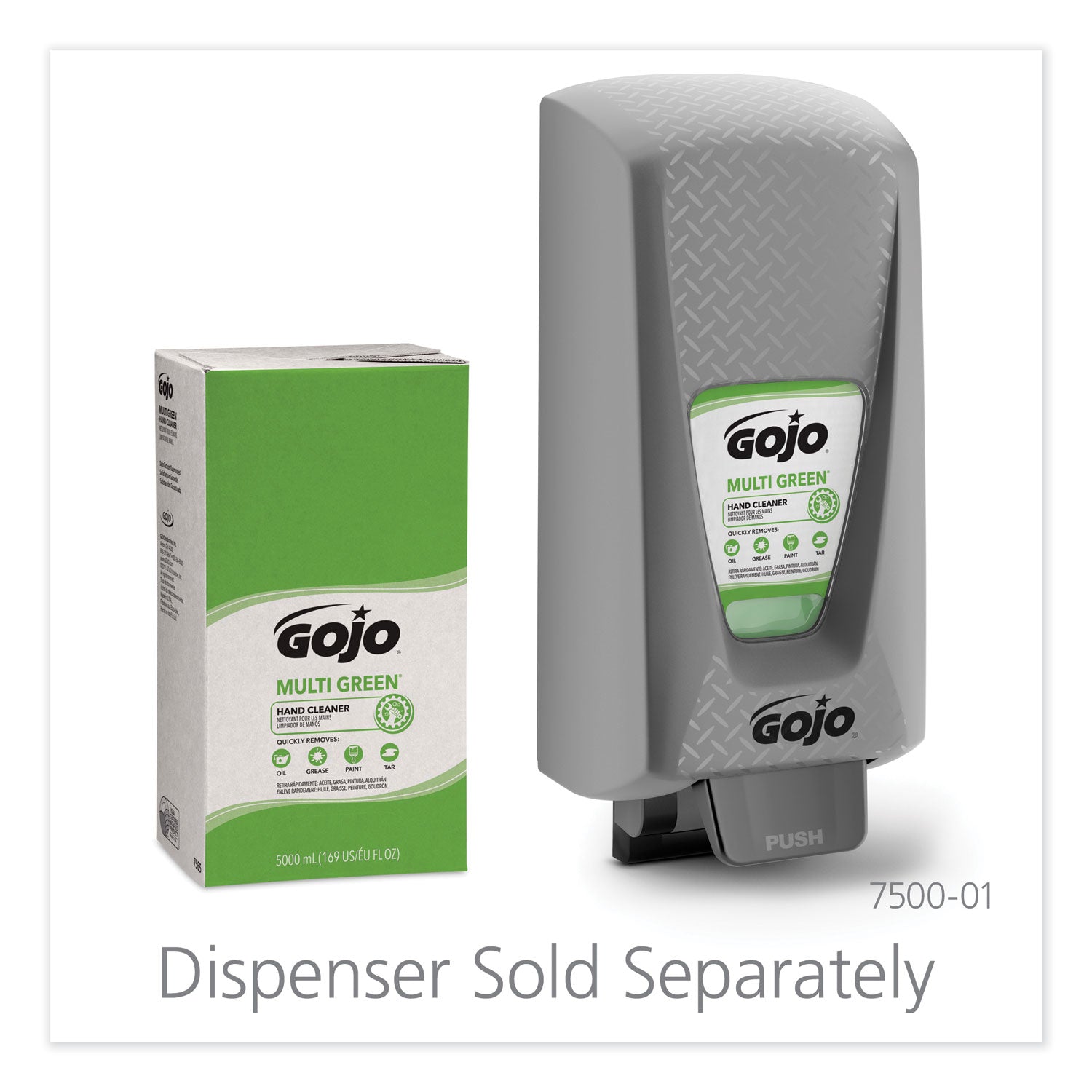 MULTI GREEN Hand Cleaner Refill, Citrus Scent, 5,000 mL, 2/Carton