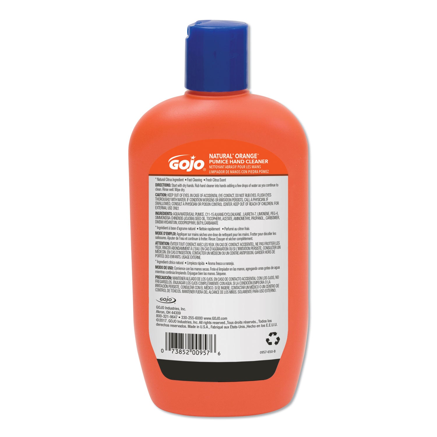 natural-orange-pumice-hand-cleaner-citrus-14-oz-bottle-12-carton_goj095712ct - 2
