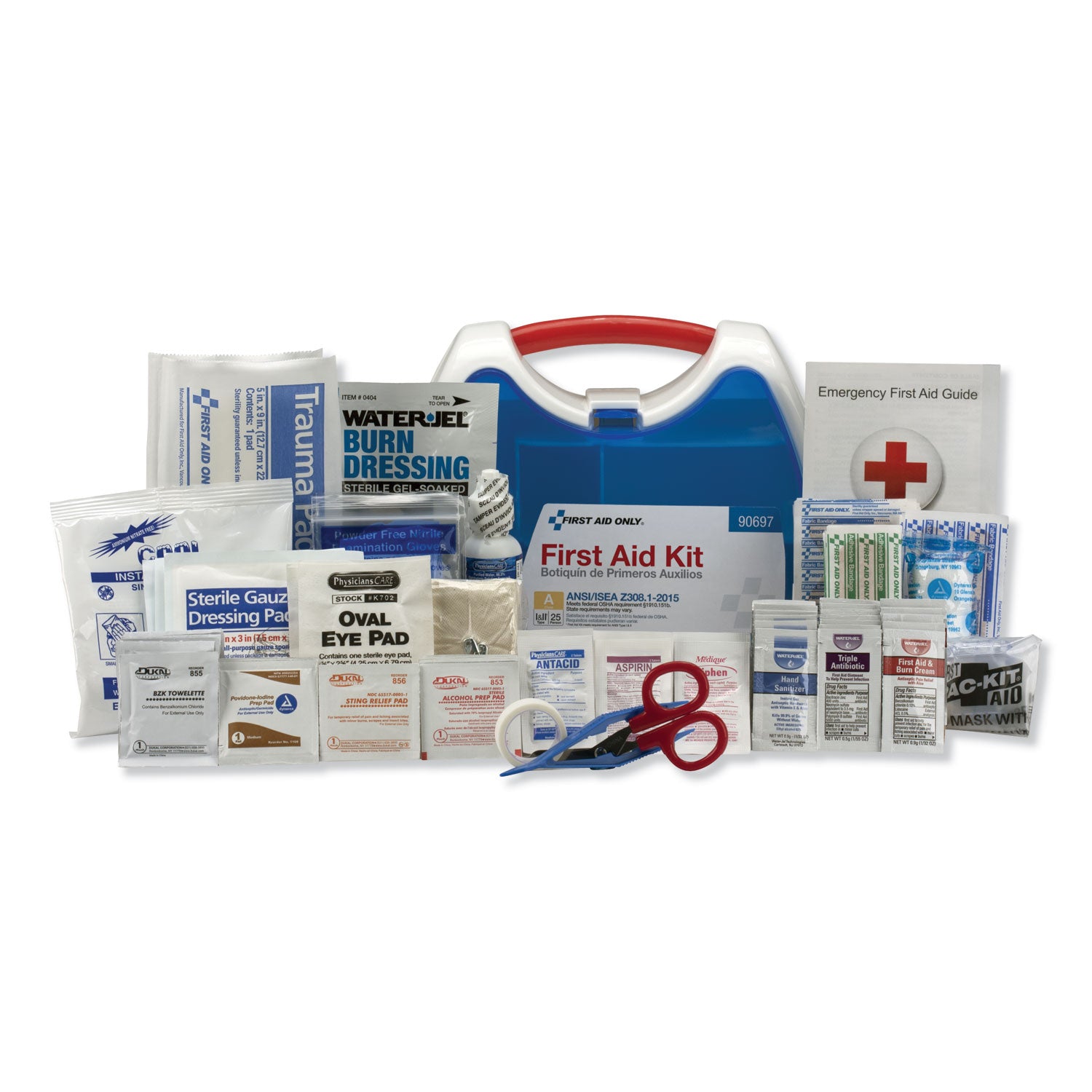 readycare-first-aid-kit-for-25-people-ansi-a+-139-pieces-plastic-case_fao90697 - 1