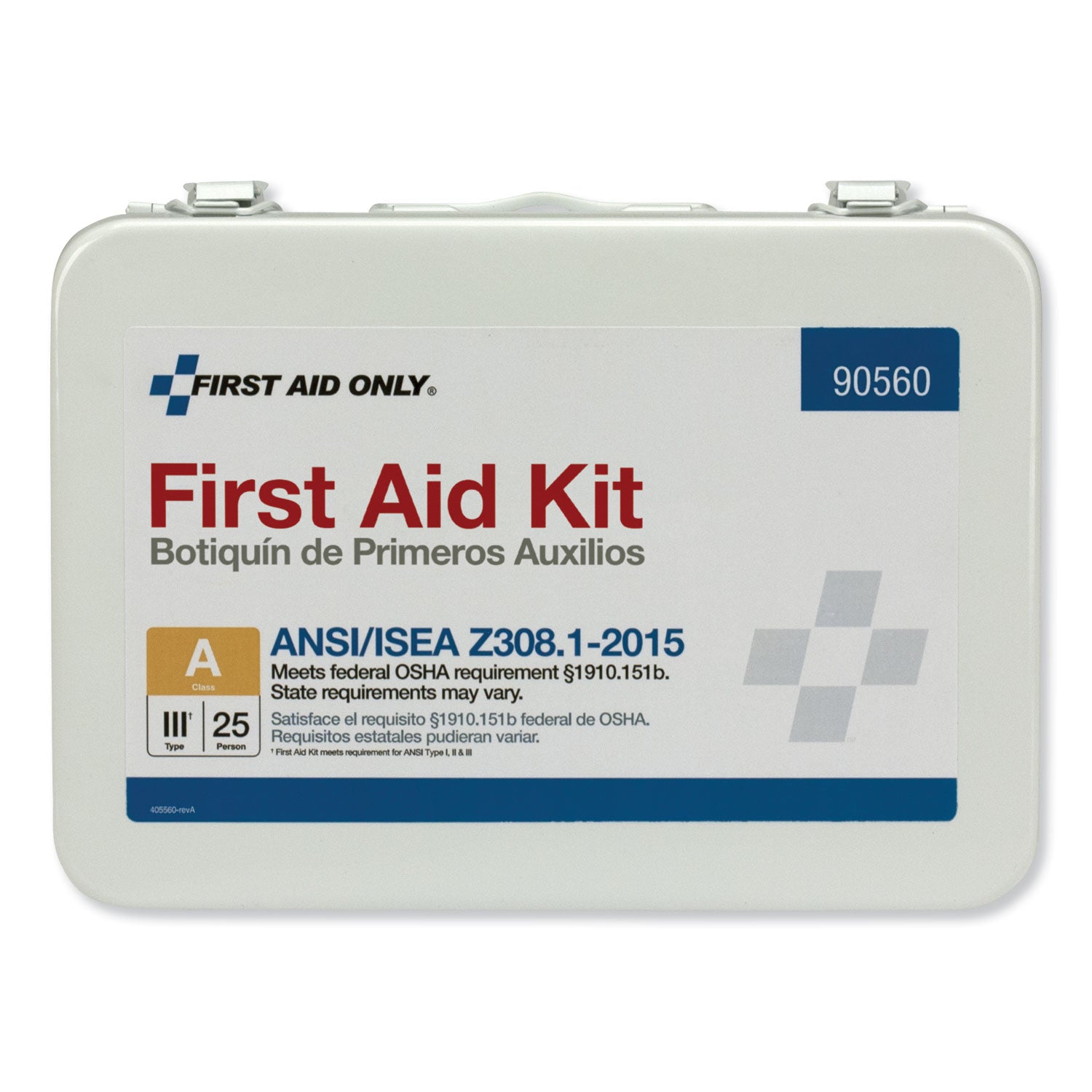 ansi-class-a-25-person-bulk-first-aid-kit-for-25-people-89-pieces-metal-case_fao90560 - 3