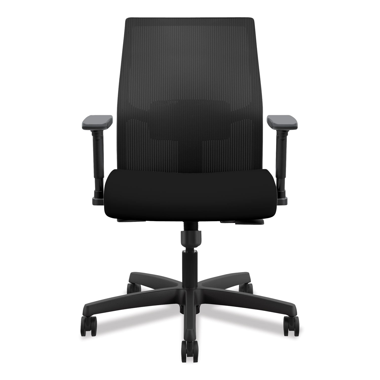 ignition-20-4-way-stretch-low-back-mesh-task-chair-supports-up-to-300-lb-1675-to-2125-seat-height-black_honitlmk1mc10b - 2