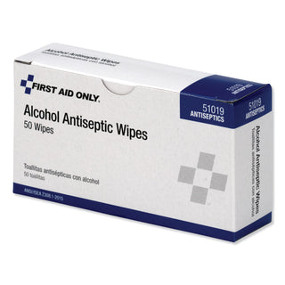 First Aid Alcohol Pads, 50/Box