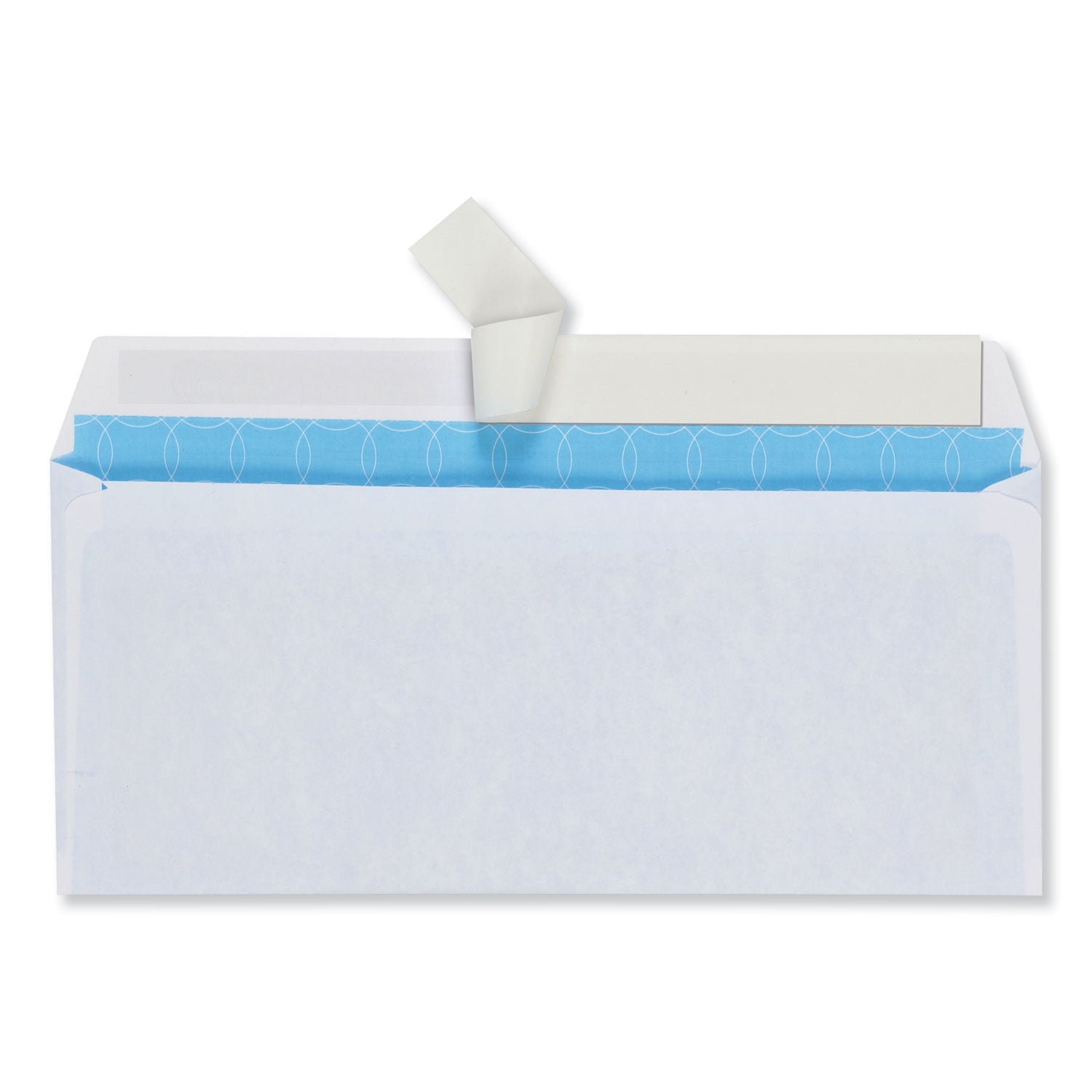 Security Envelope, #10, Commercial Flap, Redi-Strip Adhesive Closure, 4.13 x 9.5, White, 500/Box - 