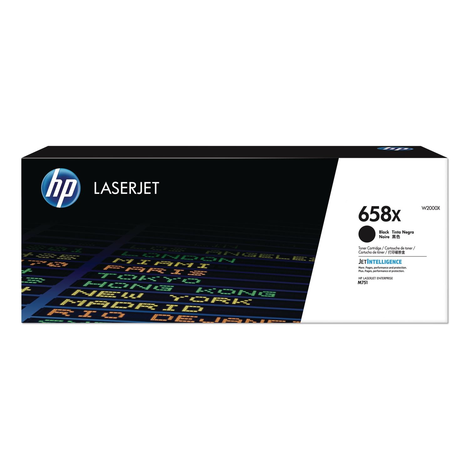HP 658X, (W2000X) High-Yield Black Original LaserJet Toner Cartridge