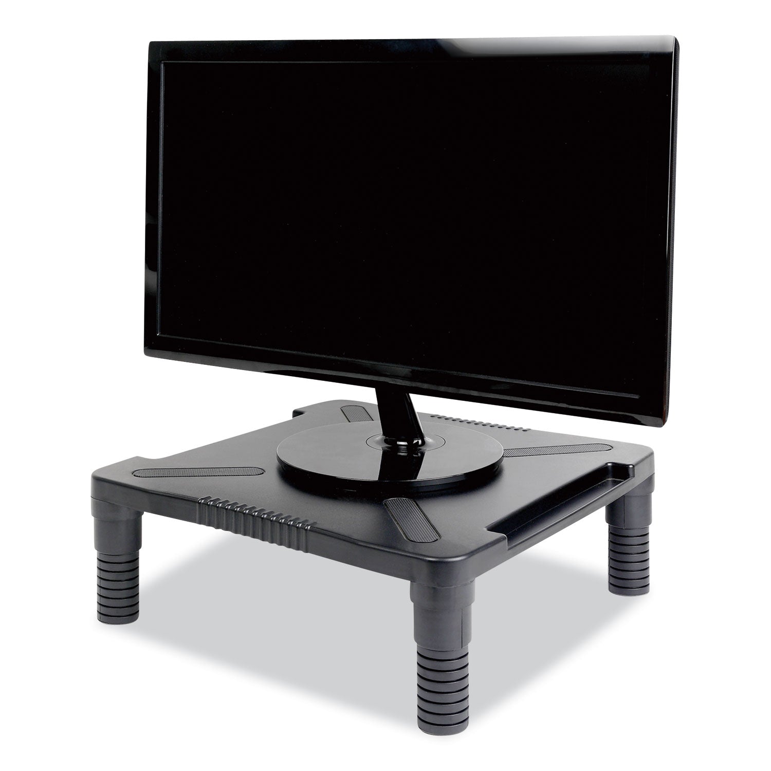 single-level-monitor-riser-1313-x-135-x-492-to-728-black_ivr55010 - 3