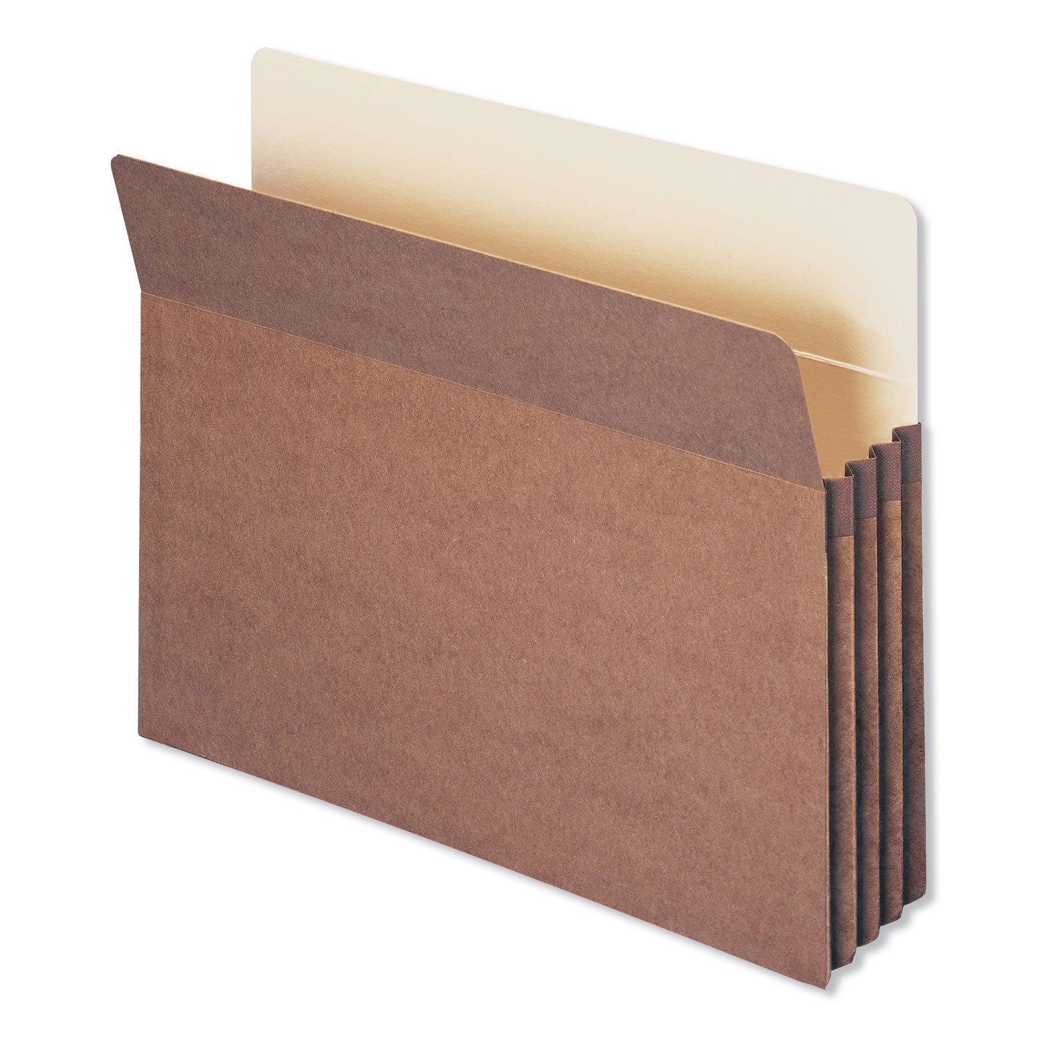 Redrope Drop Front File Pockets, 3.5" Expansion, Letter Size, Redrope, 25/Box - 