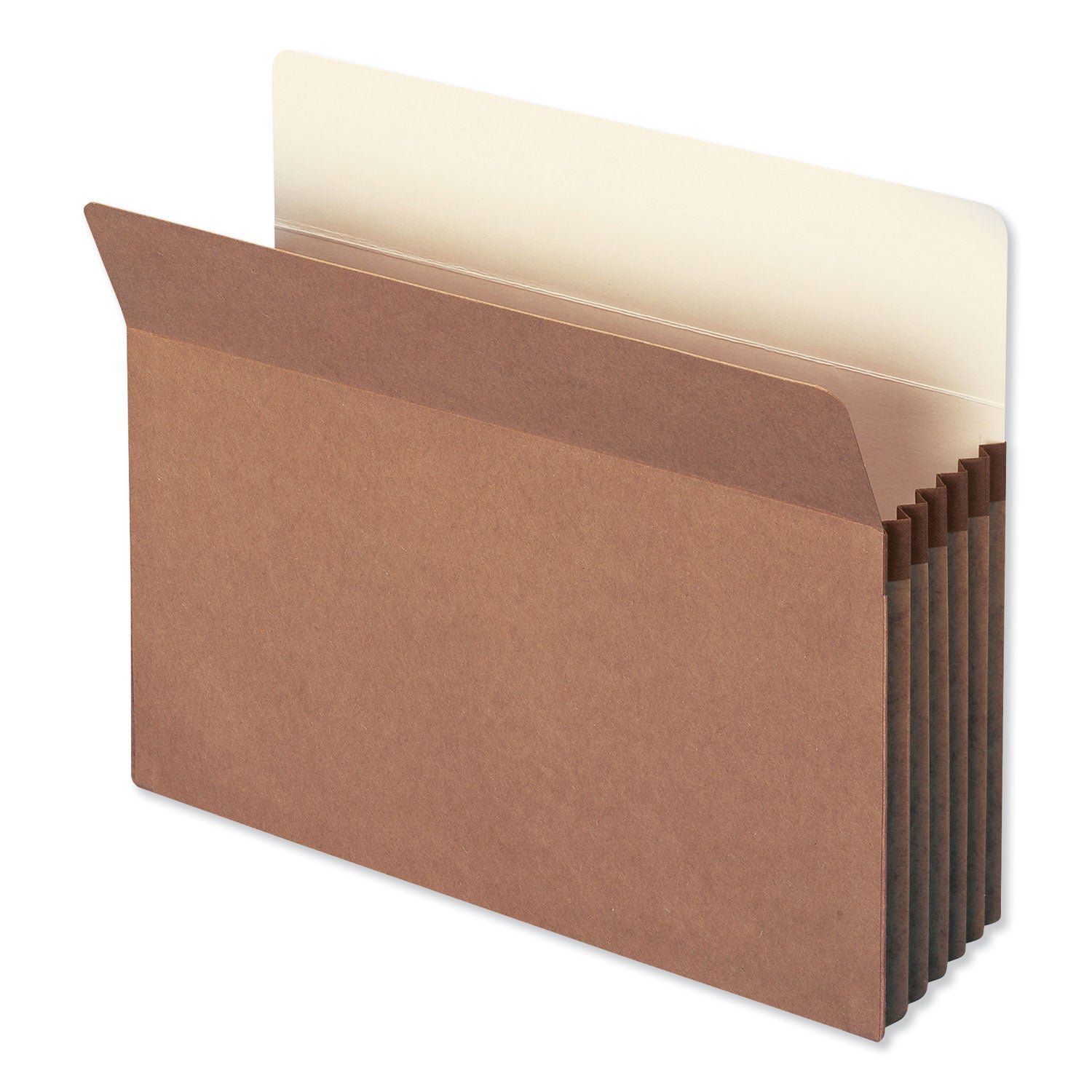 Redrope Drop Front File Pockets, 5.25" Expansion, Letter Size, Redrope, 50/Box - 