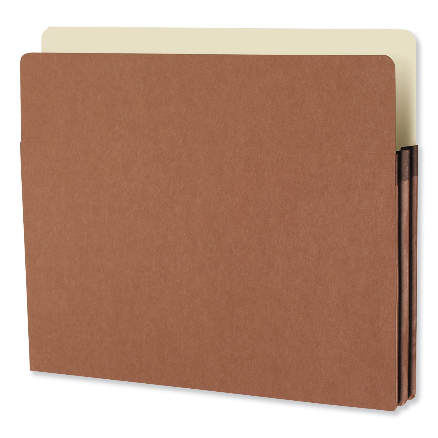 Redrope Drop Front File Pockets, 1.75" Expansion, Letter Size, Redrope, 25/Box - 