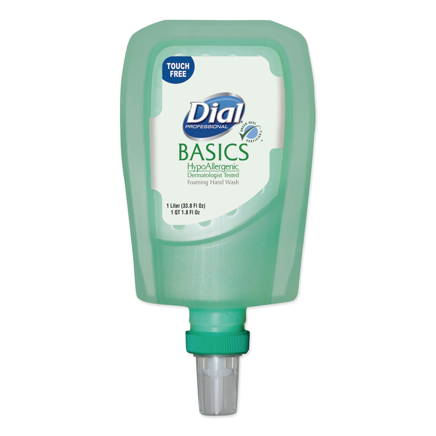 basics-hypoallergenic-foaming-hand-wash-refill-for-fit-touch-free-dispenser-honeysuckle-1-l-3-carton_dia16722 - 1