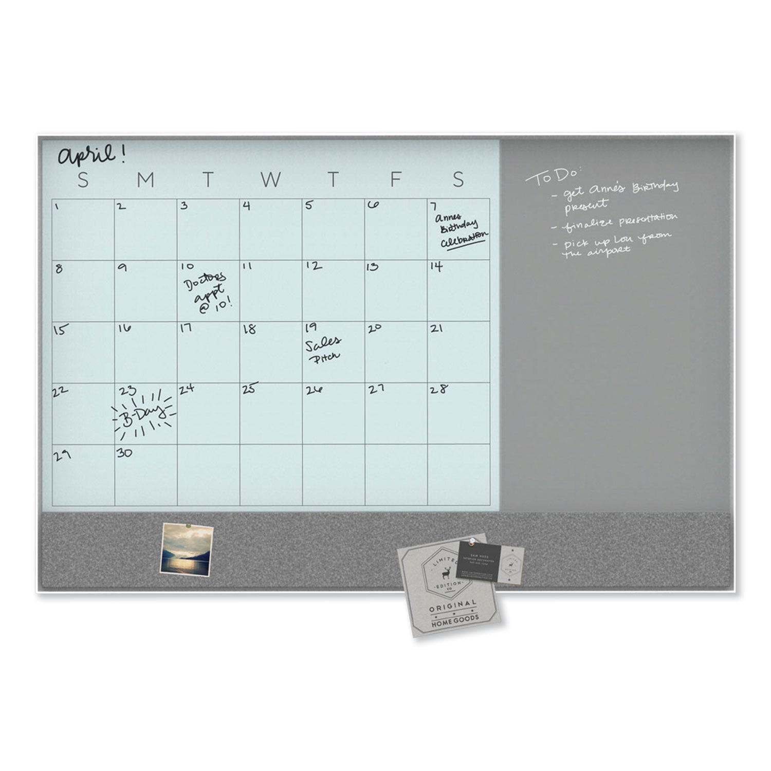 3n1-magnetic-glass-dry-erase-combo-board-35-x-23-month-view-gray-white-surface-white-aluminum-frame_ubr3197u0001 - 3