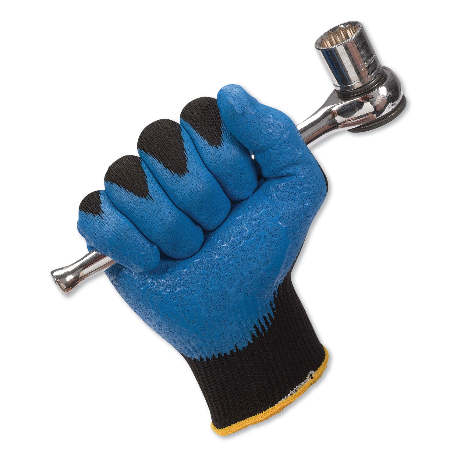 G40 Foam Nitrile Coated Gloves, 240 mm Length, Large/Size 9, Blue, 12 Pairs - 3