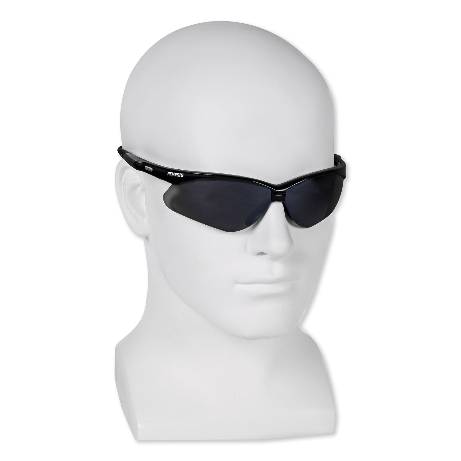 V30 Nemesis Safety Glasses, Black Frame, Smoke Lens - 
