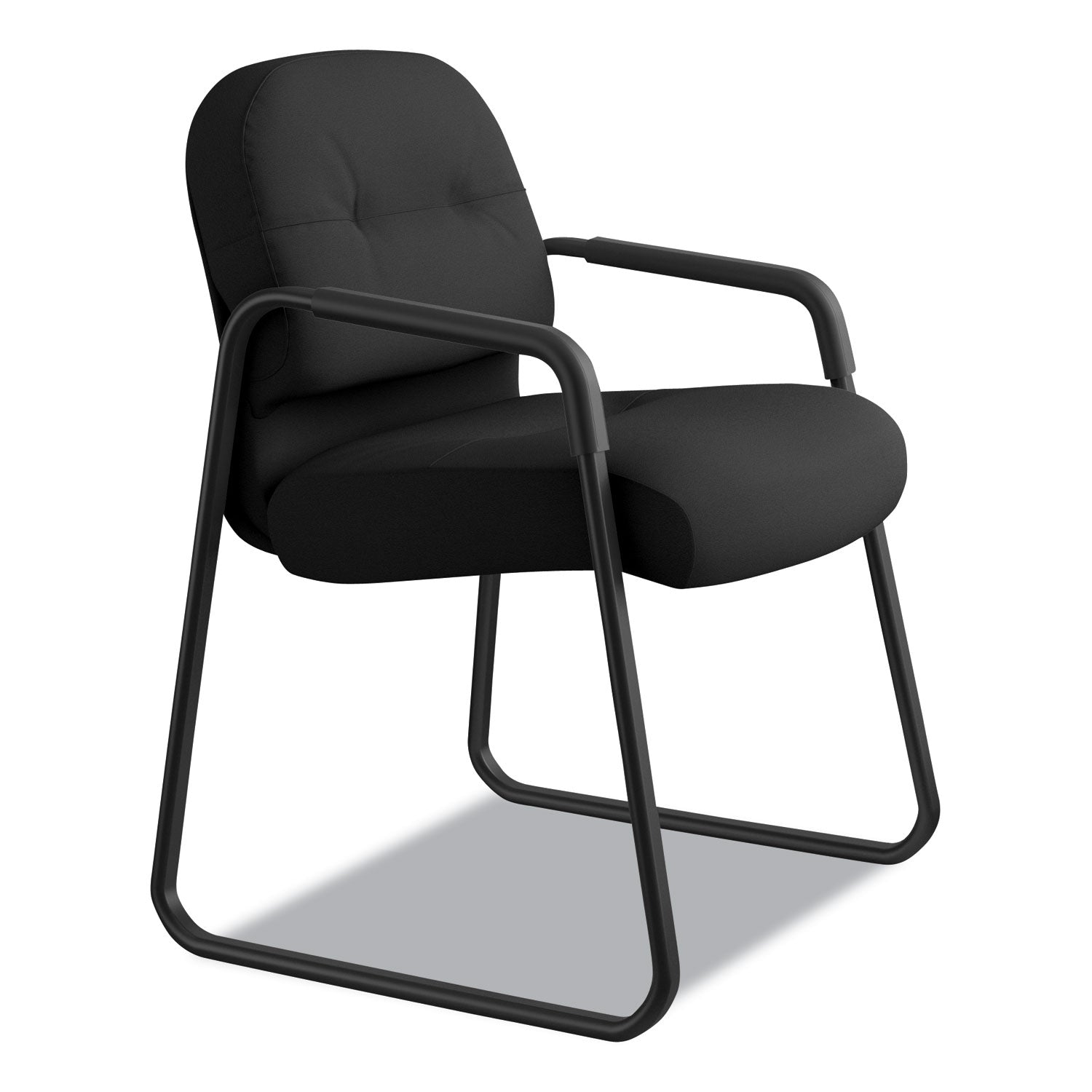 pillow-soft-2090-series-guest-arm-chair-fabric-upholstery-2325-x-28-x-36-black-seat-black-back-black-base_hon2093cu10t - 2
