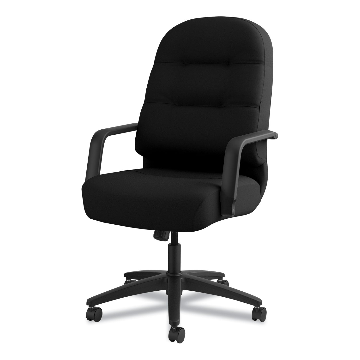 Pillow-Soft 2090 Series Executive High-Back Swivel/Tilt Chair, Supports Up to 300 lb, 17" to 21" Seat Height, Black - 3