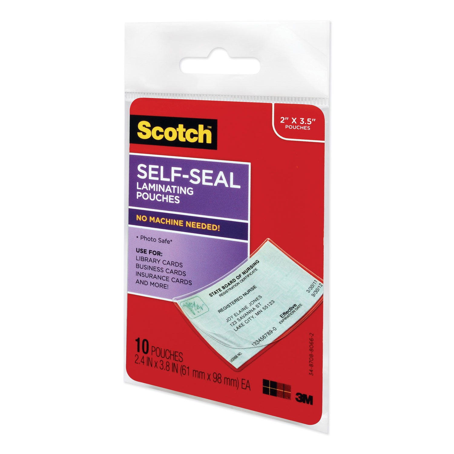 self-sealing-laminating-pouches-9-mil-38-x-24-gloss-clear-10-pack_mmmls85110g - 2
