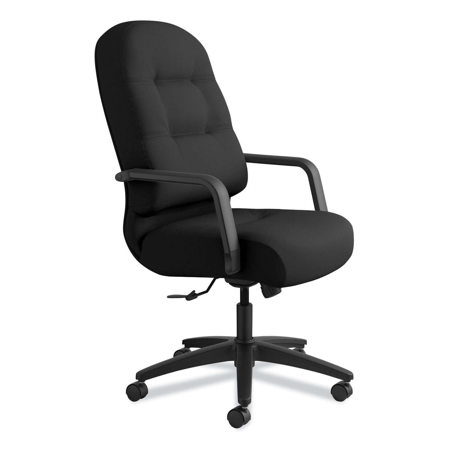 Pillow-Soft 2090 Series Executive High-Back Swivel/Tilt Chair, Supports Up to 300 lb, 17" to 21" Seat Height, Black - 2