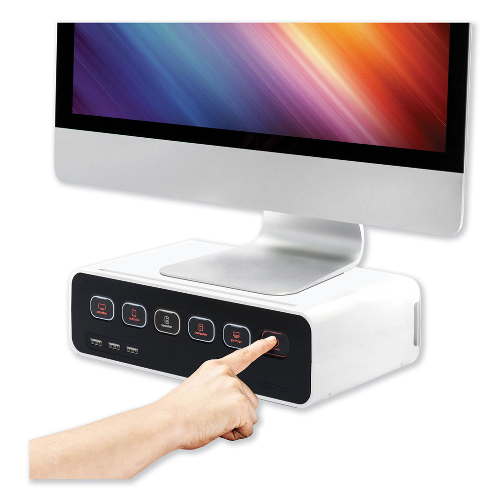 cable-management-power-hub-and-stand-with-usb-charging-ports-5-outlets-3-usb-65-ft-cord-white_ktkcm1100 - 1