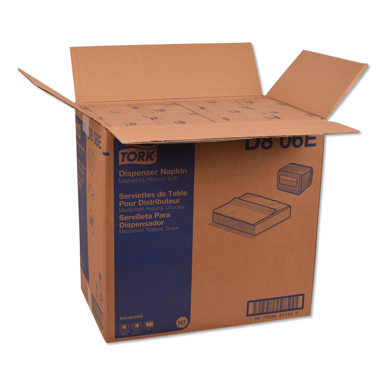 advanced-masterfold-dispenser-napkin-1-ply-12-x-17-natural-500-pk-12pk-ct_trkd806e - 3