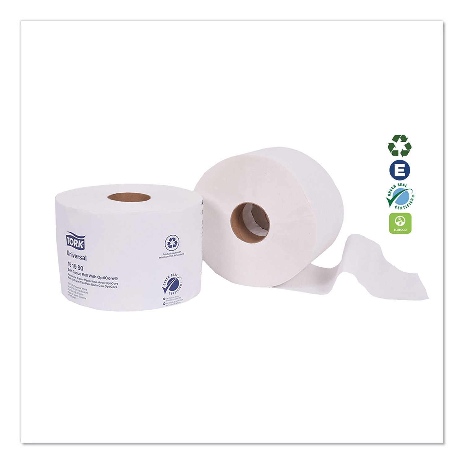 universal-bath-tissue-roll-with-opticore-septic-safe-2-ply-white-865-sheets-roll-36-carton_trk161990 - 2