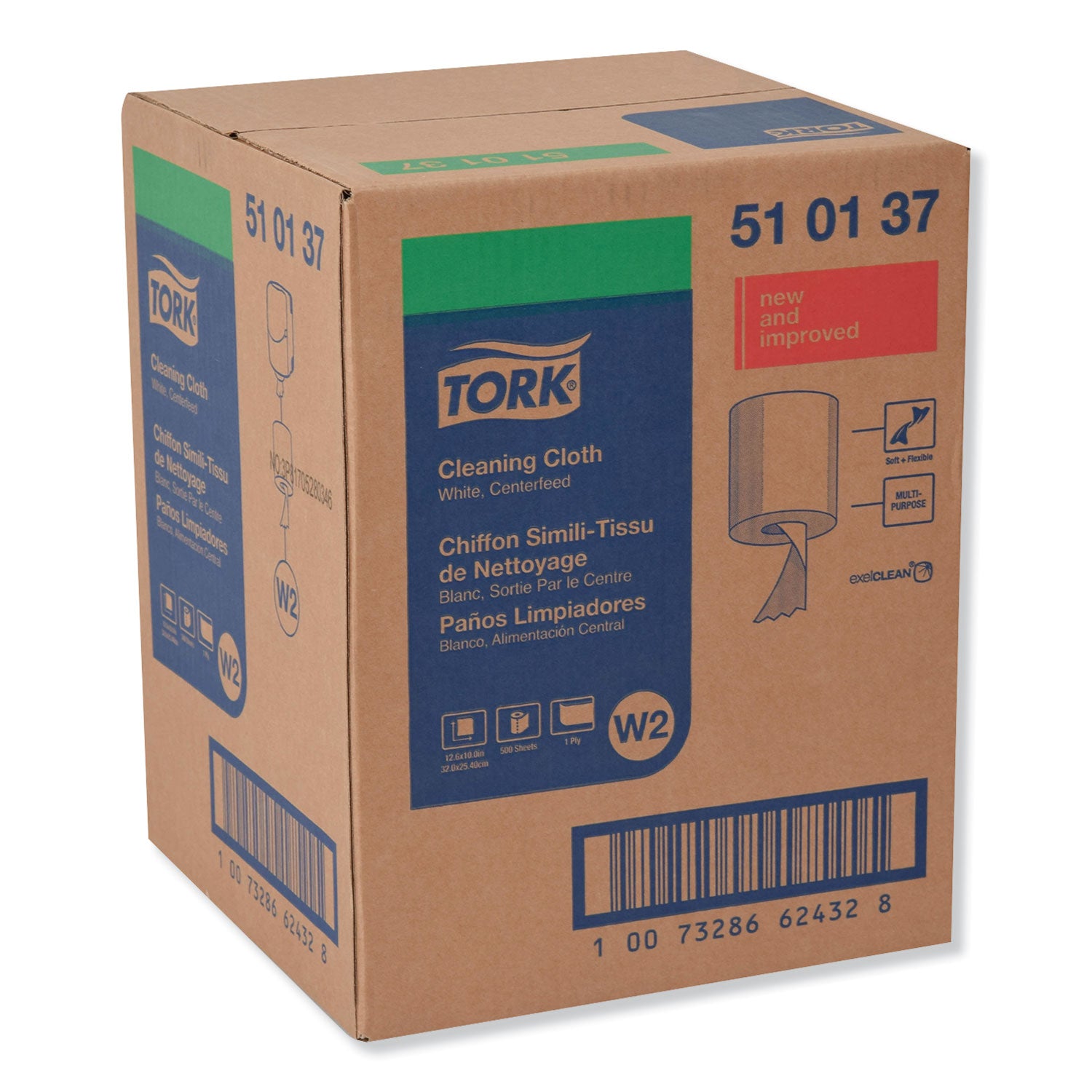 cleaning-cloth-126-x-10-white-500-wipes-carton_trk510137 - 2