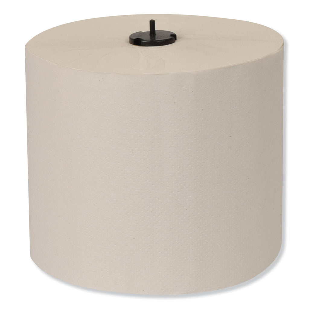 Basic Paper Wiper Roll Towel, 1-Ply, 7.68" x 1,150 ft, White, 4 Rolls/Carton