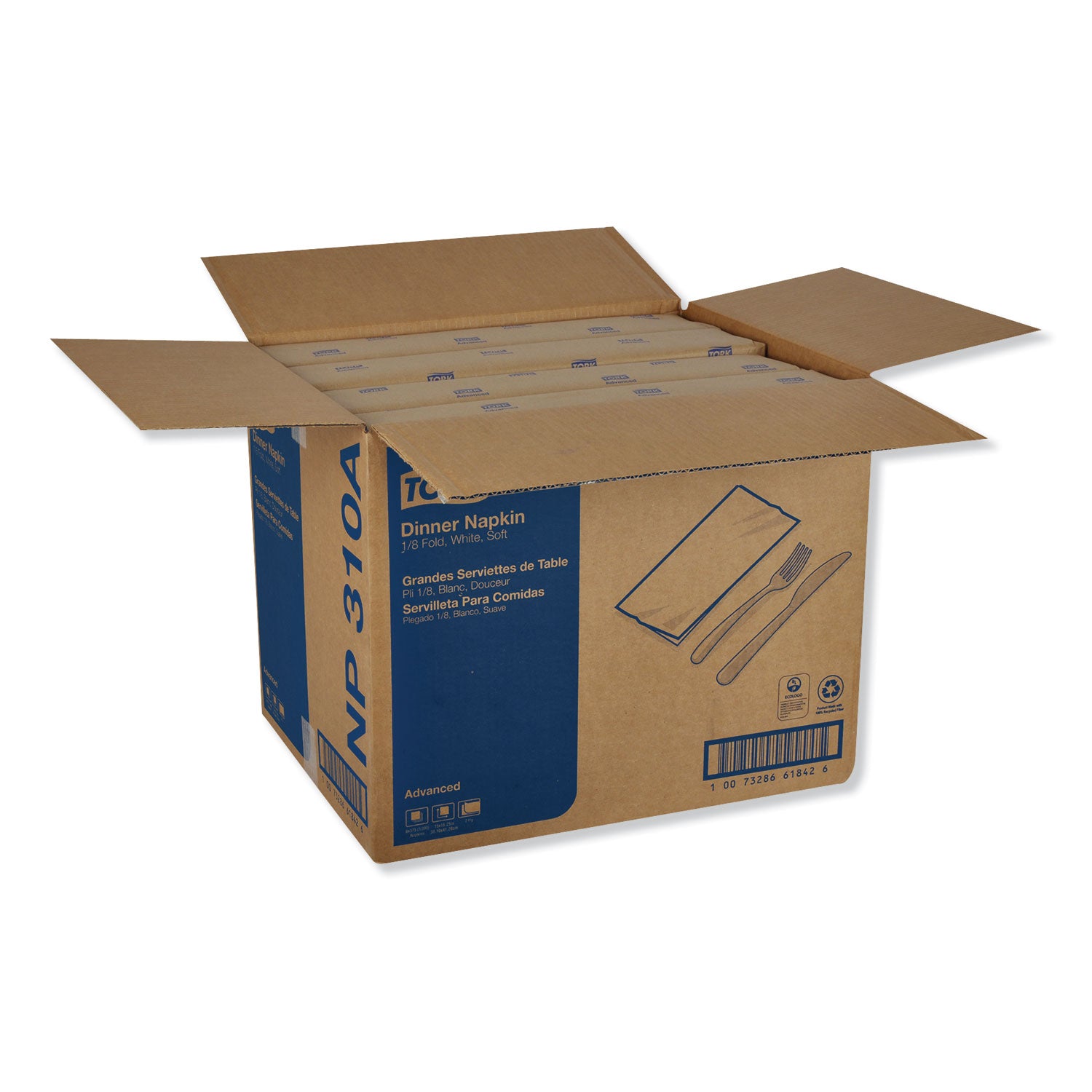 advanced-dinner-napkins-2-ply-15-x-1625-1-8-fold-white-375-packs-8-packs-carton_trknp310a - 3