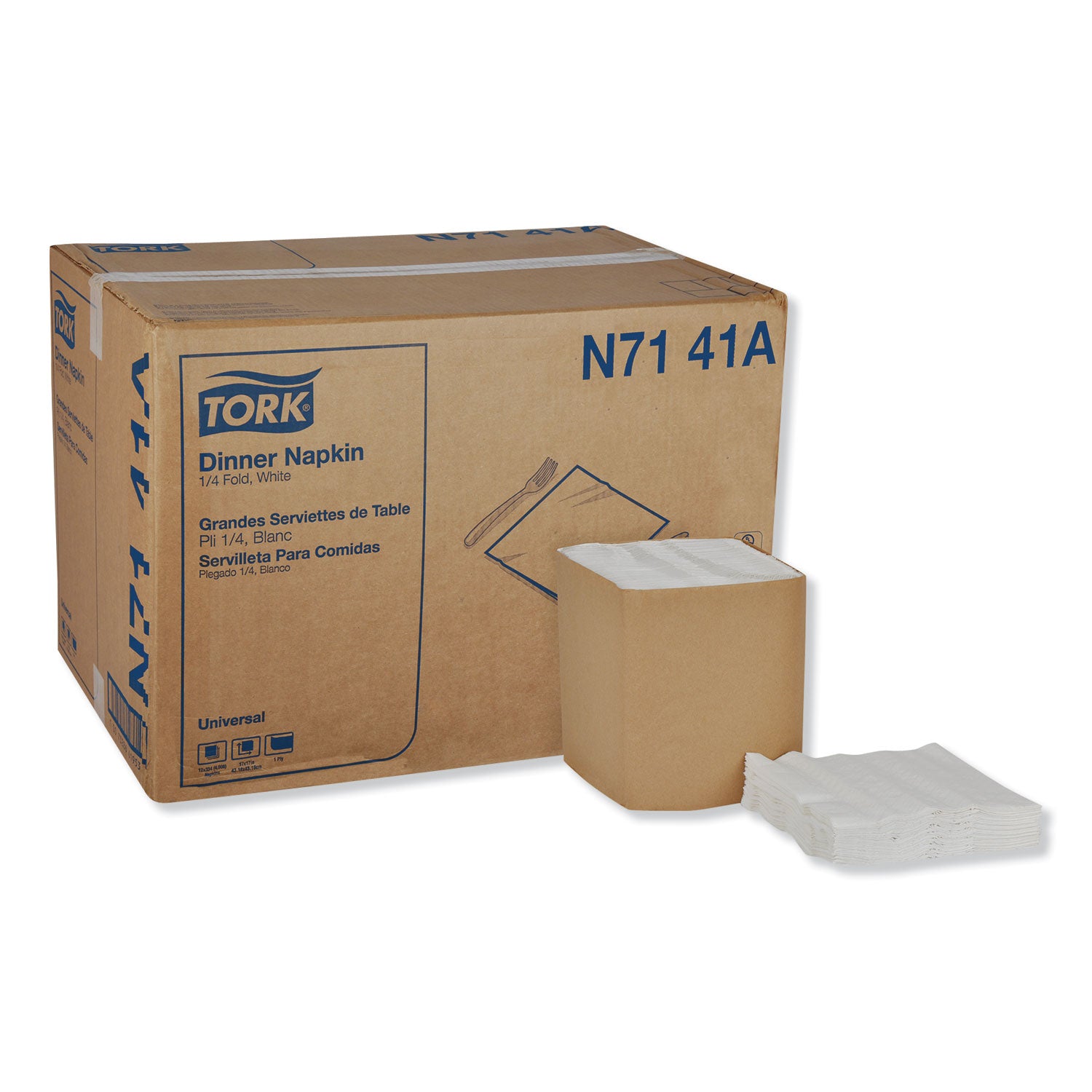 universal-dinner-napkins-1-ply-17-x-17-1-4-fold-white-4008-carton_trkn7141a - 1