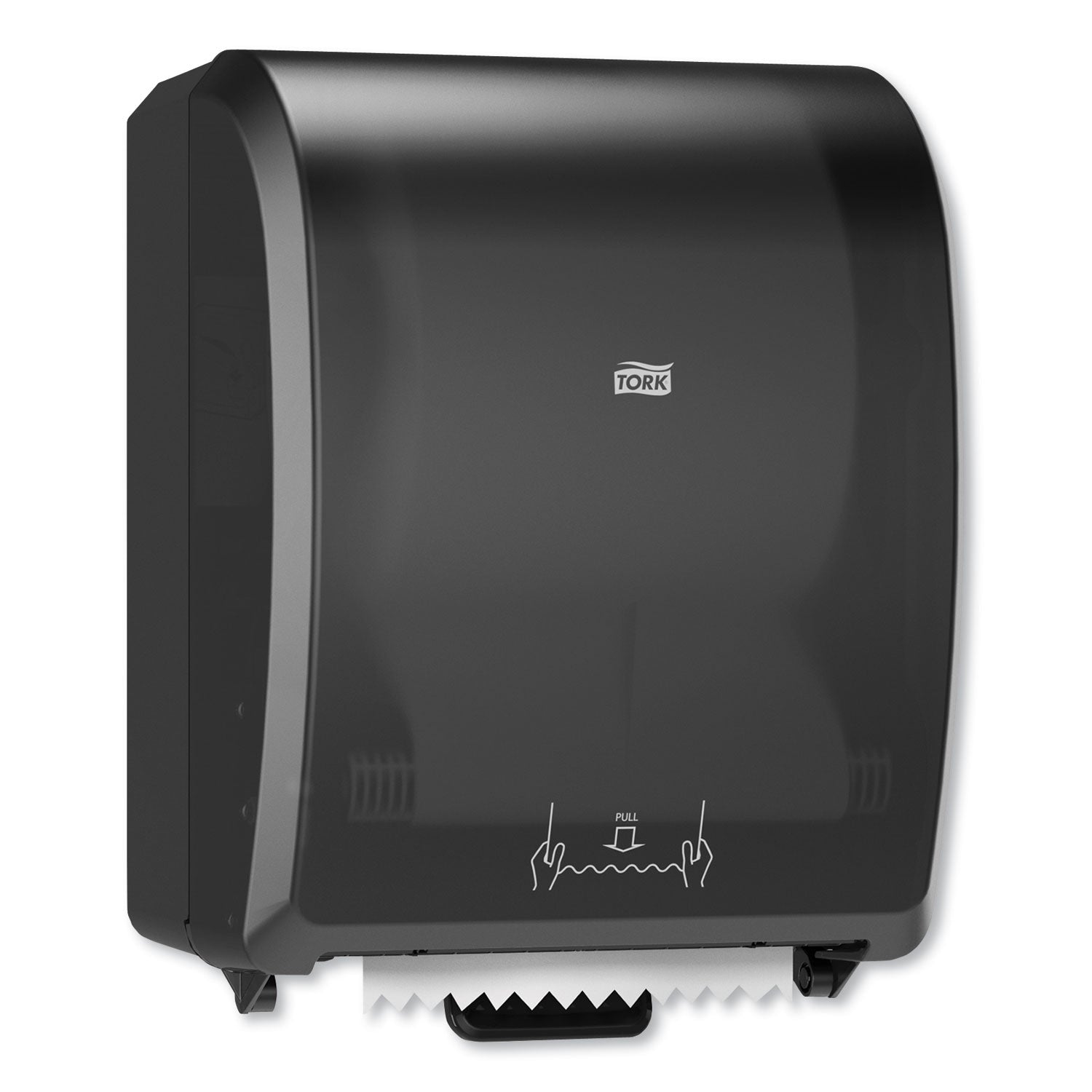 Mechanical Hand Towel Roll Dispenser, H71 System, 12.32 x 9.32 x 15.95, Black