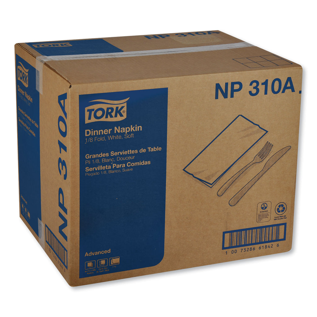 advanced-dinner-napkins-2-ply-15-x-1625-1-8-fold-white-375-packs-8-packs-carton_trknp310a - 2