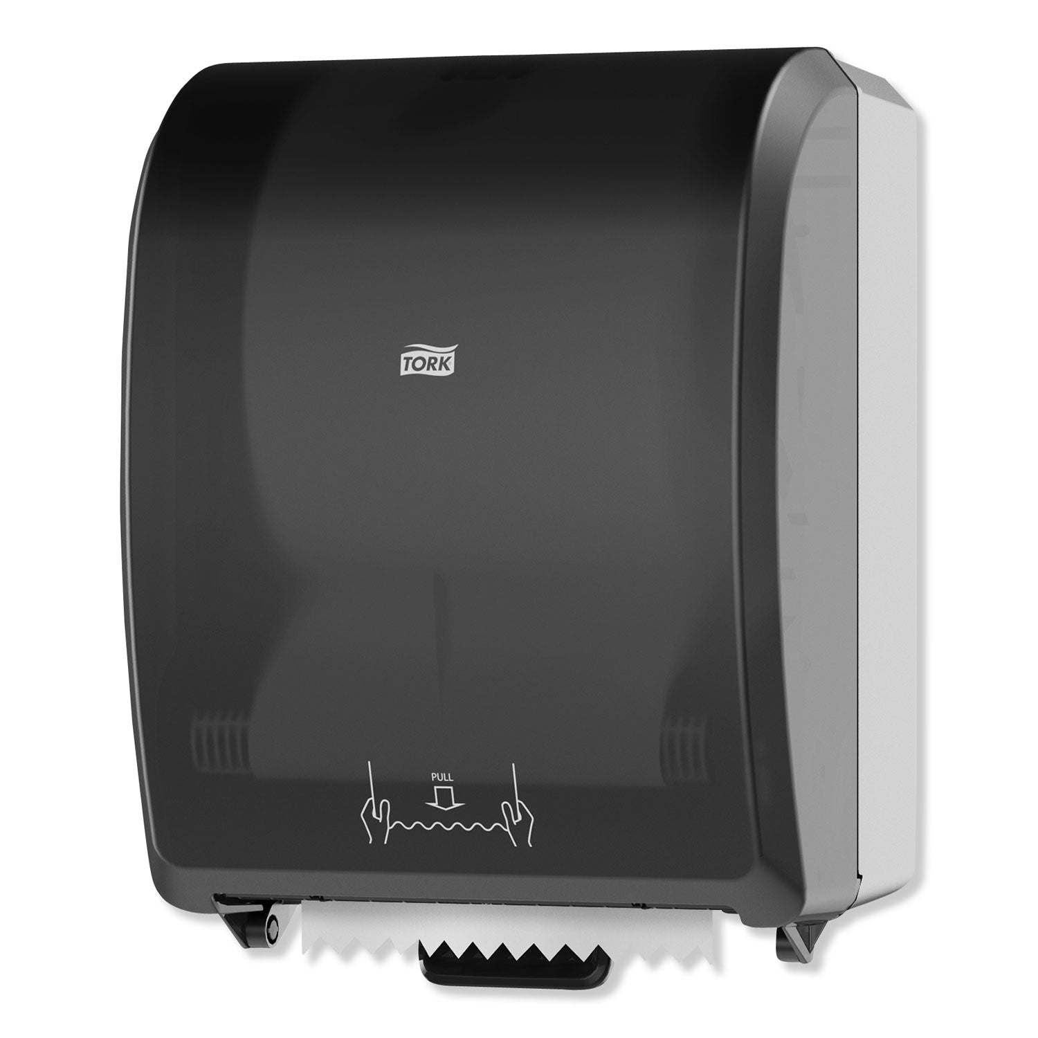 Mechanical Hand Towel Roll Dispenser, H80 System, 12.32 x 9.32 x 15.95, Black