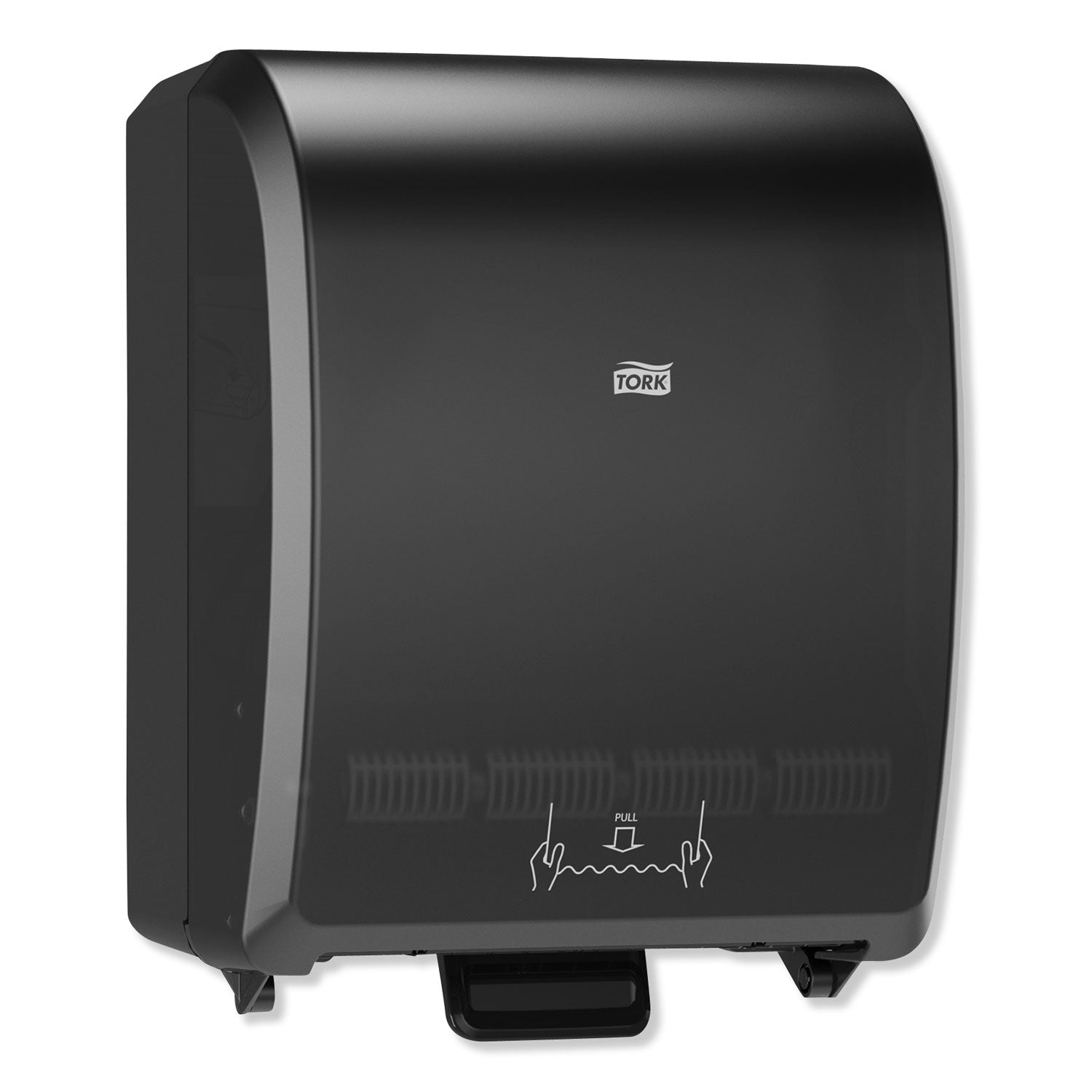 Mechanical Hand Towel Roll Dispenser, H71 System, 12.32 x 9.32 x 15.95, Black