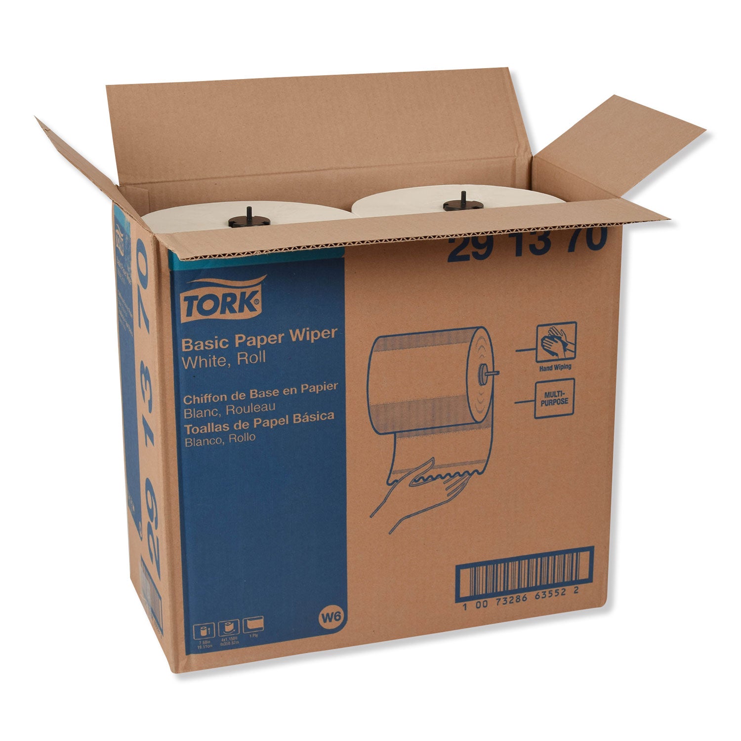 basic-paper-wiper-roll-towel-1-ply-768-x-1150-ft-white-4-rolls-carton_trk291370 - 3