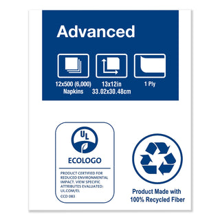 advanced-soft-minifold-dispenser-napkins-1-ply13-x-12-white-6000-ct_trkd820 - 4