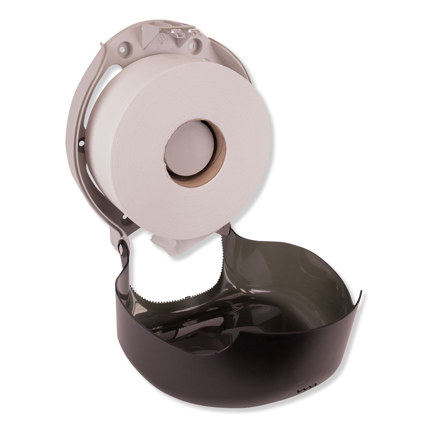 Jumbo Bath Tissue Dispenser, 10.63 x 5.75 x 12, Smoke