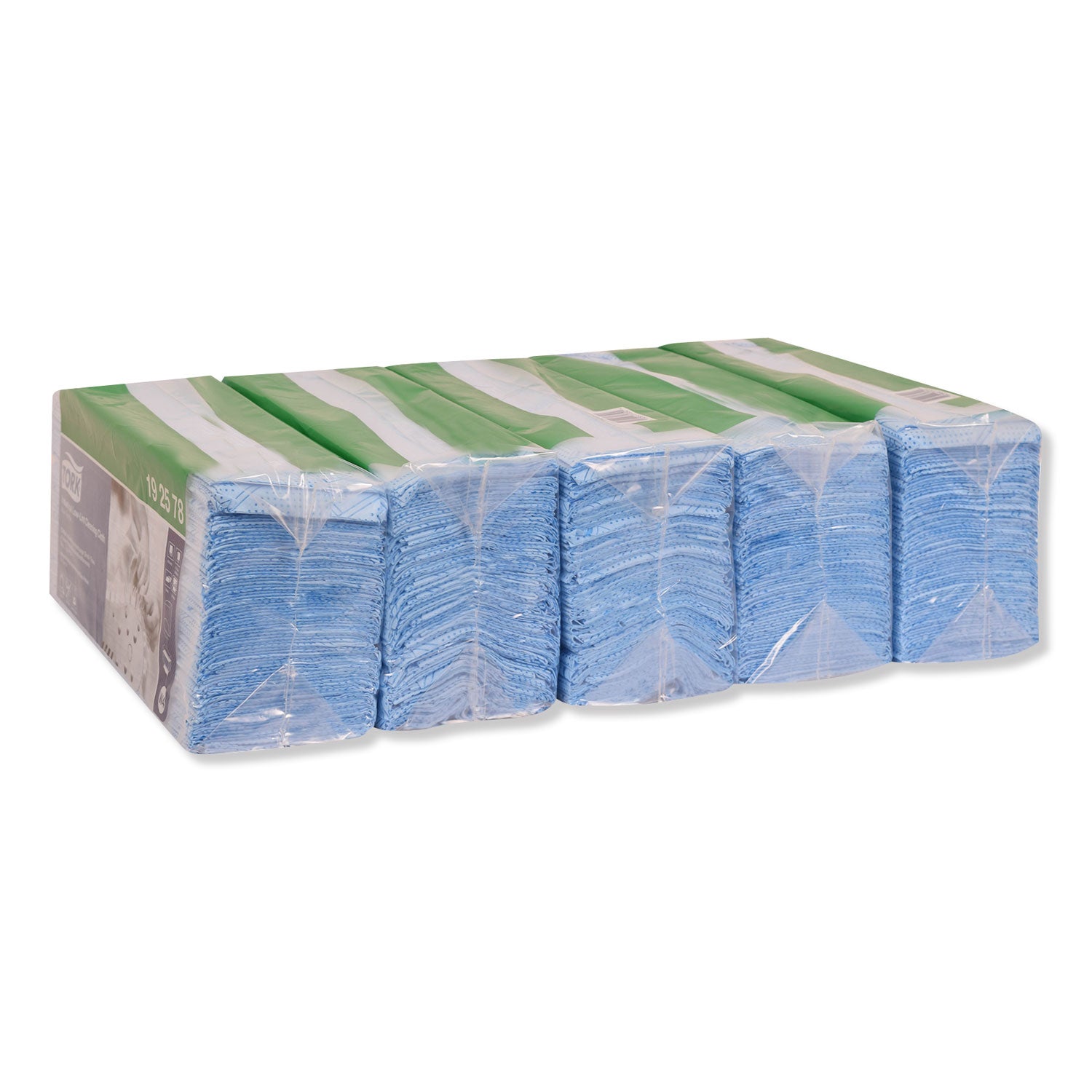 Low-Lint Cleaning Cloth, 1-Ply, 15.4 x 12.8, Unscented, Blue, 80/Bag, 5 Bags/Carton