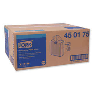 Heavy-Duty Paper Wiper, 1-Ply, 9.25 x 16.25, Unscented, White, 90 Wipes/Box, 10 Boxes/Carton