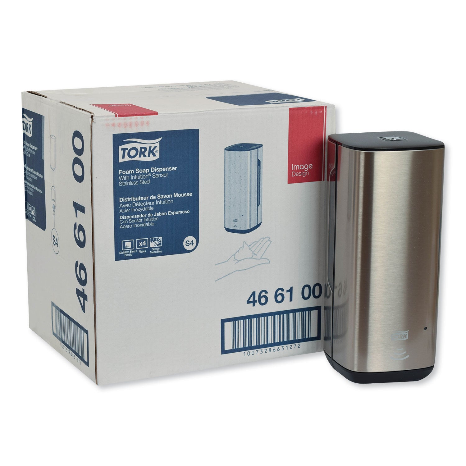 image-design-foam-skincare-automatic-dispenser-with-intuition-sensor-1-l-45-x-512-x-1062-stainless-steel_trk466100 - 1