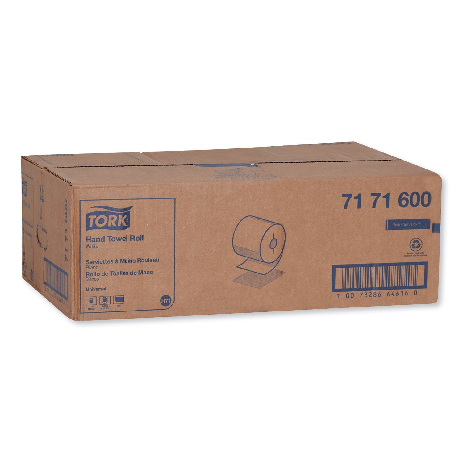universal-hand-towel-roll-notched-1-ply-75-x-10-white-756-roll-6-carton_trk7171600 - 2