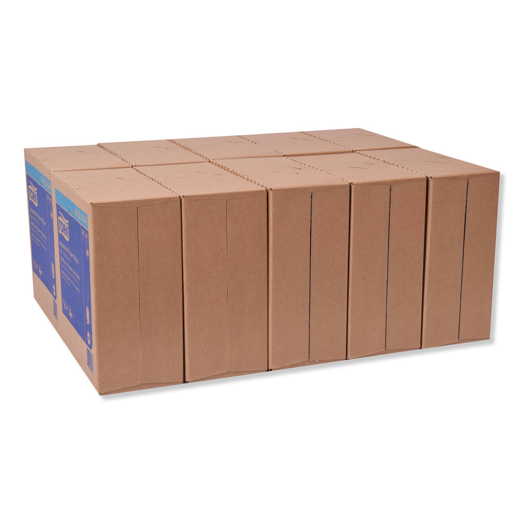Industrial Paper Wiper, 4-Ply, 8.54 x 16.5, Unscented, Blue, 90 Towels/Box, 10 Boxes/Carton