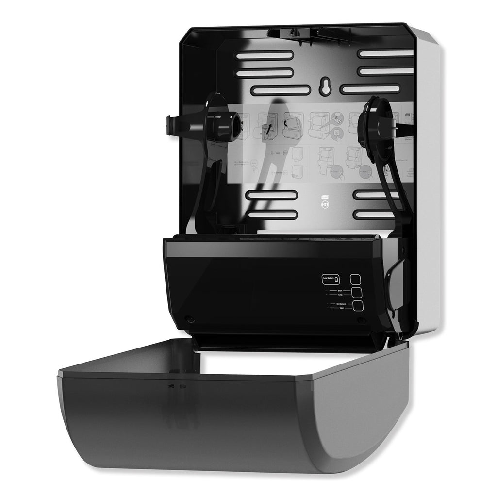 Electronic Hand Towel Roll Dispenser, 7.5" Roll, 12.32 x 9.32 x 15.95, Black