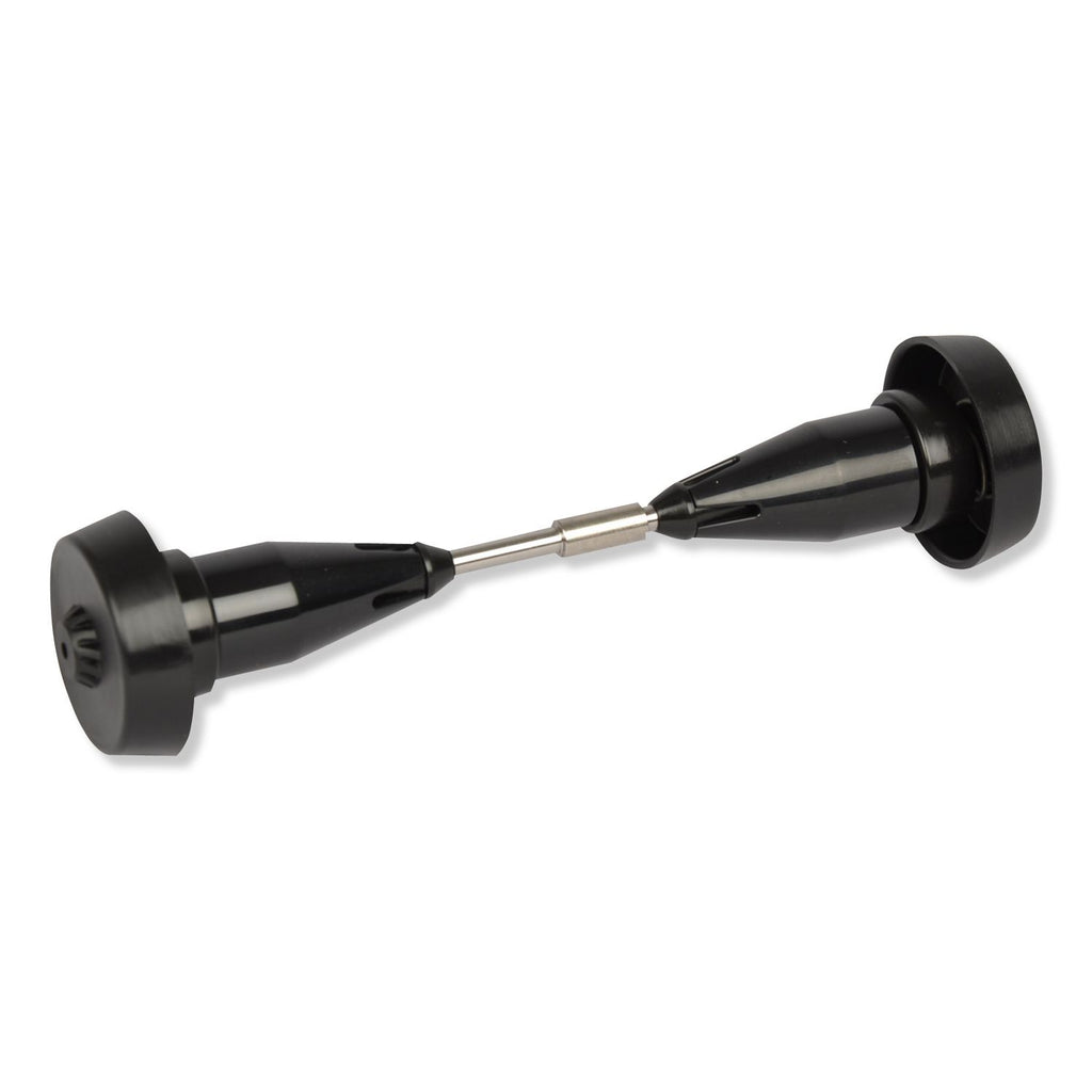 Coreless High Capacity Spindle Kit, Plastic, 3.66" Roll Size, Black, 2 per Kit